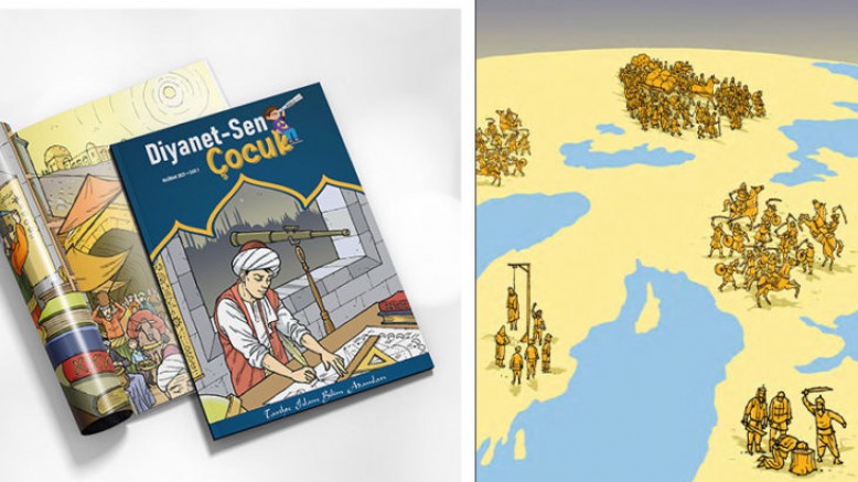 Diyanet-Sen'in çocuk dergisine 'kafa kesme' görselini koydu