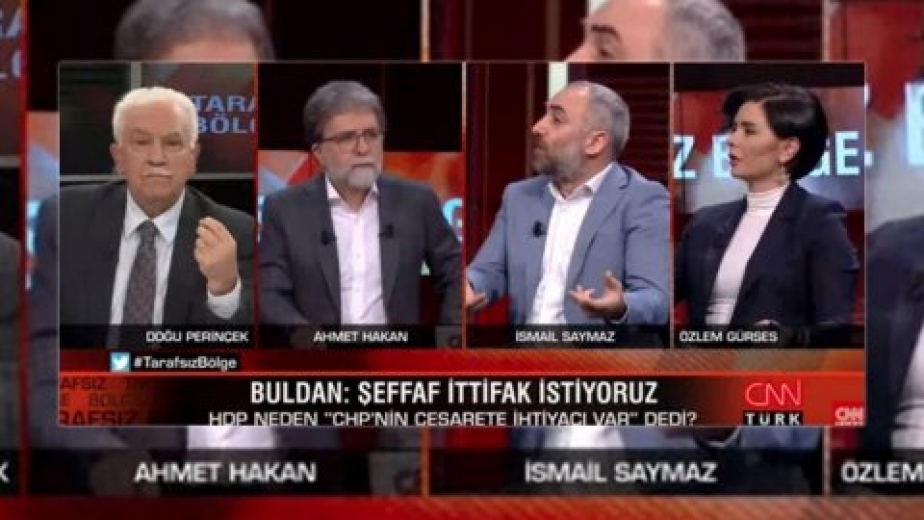 Doğu Perinçek, CNN Türk'te İsmail Saymaz’ı Fetöçülükle suçladı (VİDEO)