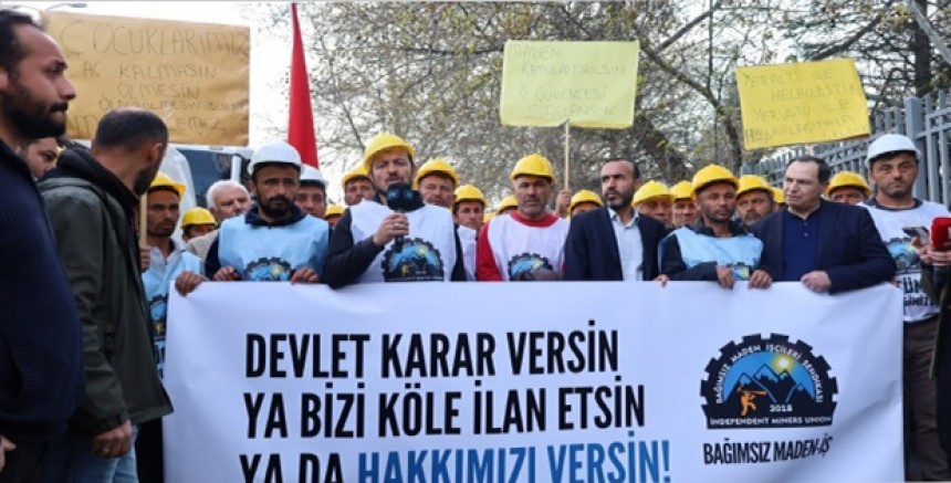 Doruk Maden İşçileri Açlık Grevine Başladı: “Hakkımızı Almadan Gitmeyeceğiz”
