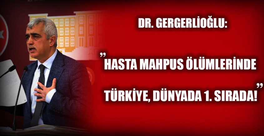 Dr. Gergerlioğlu:  