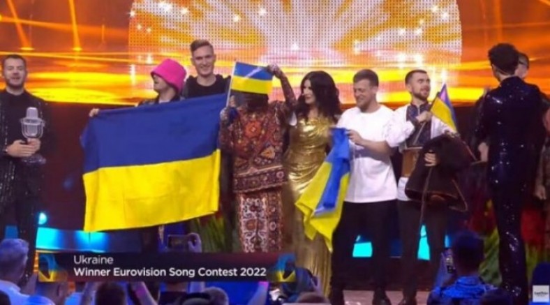 Dün akşam düzenlenen Eurovision 2022’nin birincisi Ukrayna oldu