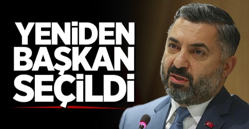 Ebubekir Şahin yeniden RTÜK Başkanı seçildi