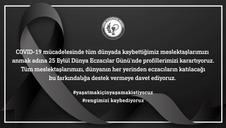 Eczacılar yarın profillerini karartacak: Yaşamak istiyoruz…