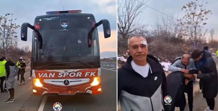  Elazığ’da Vanspor Takım Otobüsüne Faşist Saldırı: 3 Kişi Yaralandı