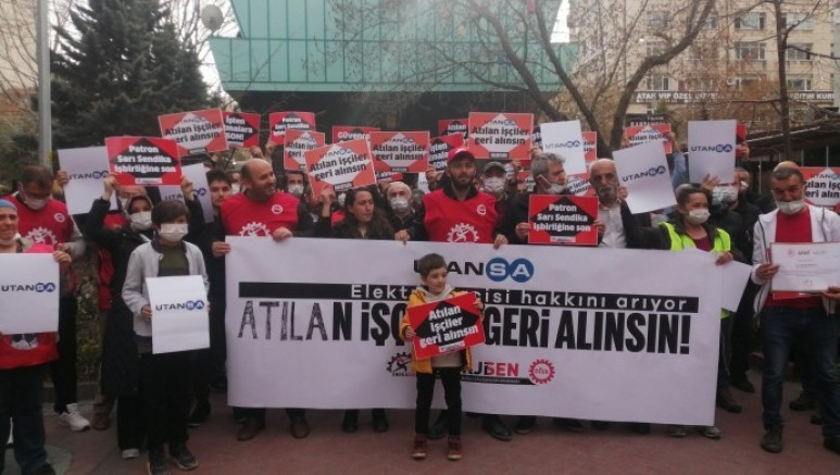  EnerjiSA işçilerinin direnişi beşinci gününde devam ediyor