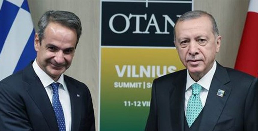 Erdoğan, Miçotakis ile görüştü 