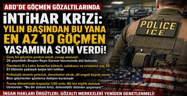 ABD’nin Göçmen Merkezlerinde İnsanlık Krizi: İntiharlar Rekor Seviyeye Ulaştı