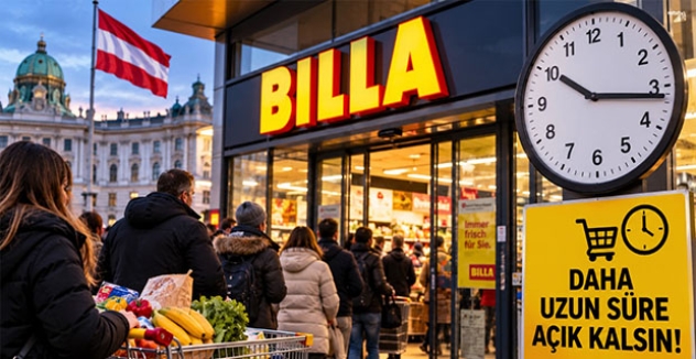 Avusturya'da BILLA'dan Yeni Talep: Marketler Daha Uzun Süre Açık Kalsın!