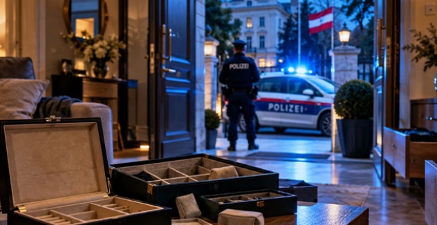 Avusturya’da Silahlı Ev Baskını: Çifti Bağlayıp Para, Mücevher ve Lüks Saatleri Gasp Ettiler