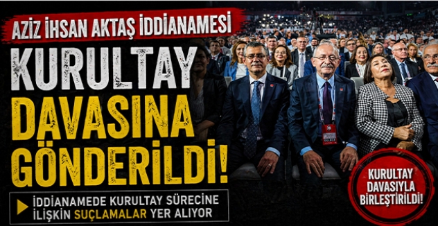 Aziz İhsan Aktaş İddianamesi Kurultay Davasına Gönderildi