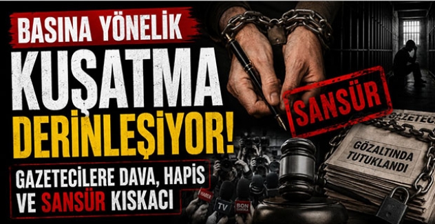Basına Yönelik Kuşatma Derinleşiyor: Gazetecilere Dava, Hapis ve Sansür Kıskacı