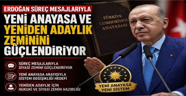 Erdoğan Süreç Mesajlarıyla Yeni Anayasa ve Yeniden Adaylık Zeminini Güçlendiriyor
