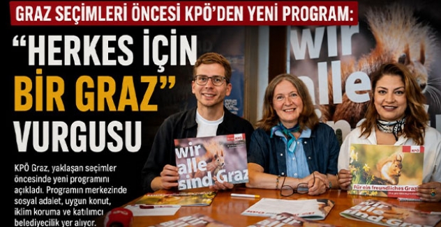 Graz Seçimleri Öncesi KPÖ’den Yeni Program: “Herkes İçin Bir Graz” Vurgusu