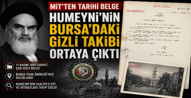 MİT’ten Tarihi Belge Humeyni’nin Bursa’daki Gizli Takibi Ortaya Çıktı