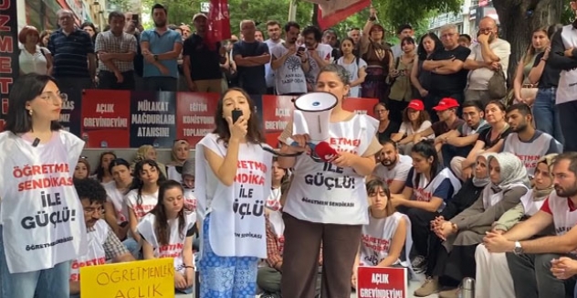 Öğretmenlerin Açlık Grevi 13. Gününde: İnsanca Yaşam ve Güvenceli Çalışma Talebiyle Direniş Sürüyor