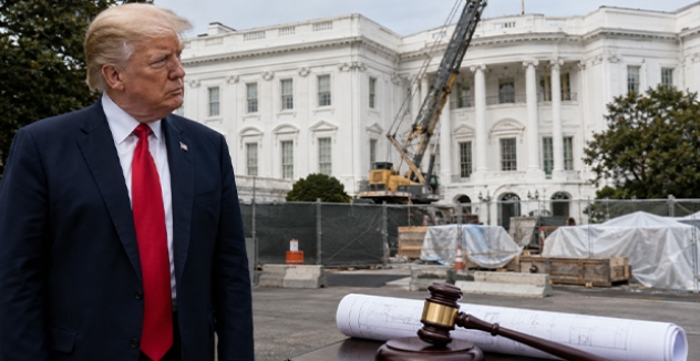 Trump'a Mahkemeden Balo Salonu Engeli: Kongre Onayı Olmadan İnşa Edemeyecek