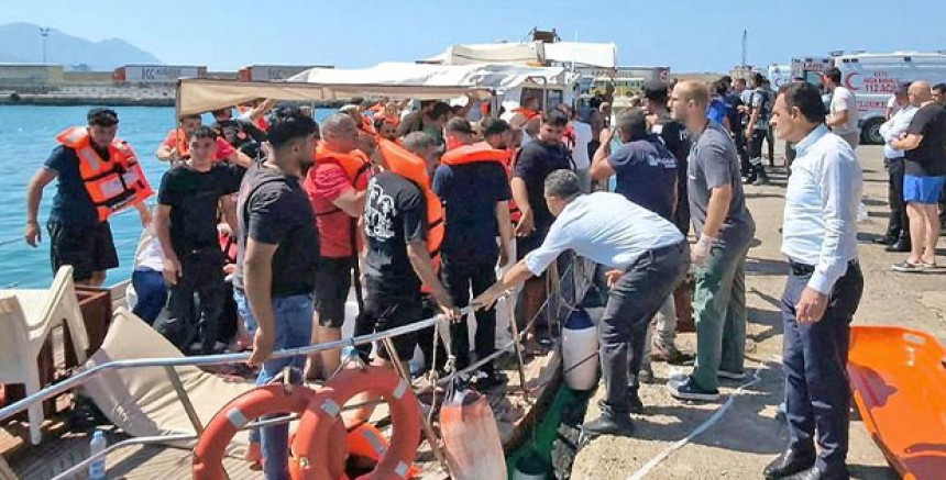 Girne’de alabora olan feribottan acı haber: 7 kişi yaşamını yitirdi, 23 kişi kayıp