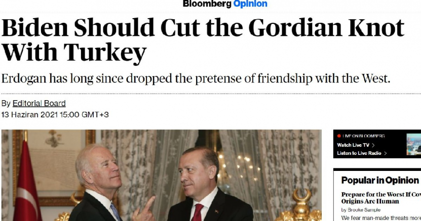 Görüşme öncesi Bloomberg’den Erdoğan’la görüşecek Biden’a çağrı