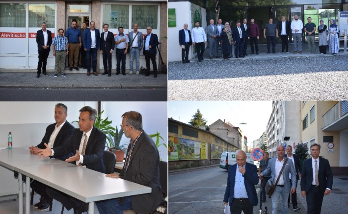 Graz Belediye Başkanı Siegfried Nagl’dan dernek ve cami ziyareti