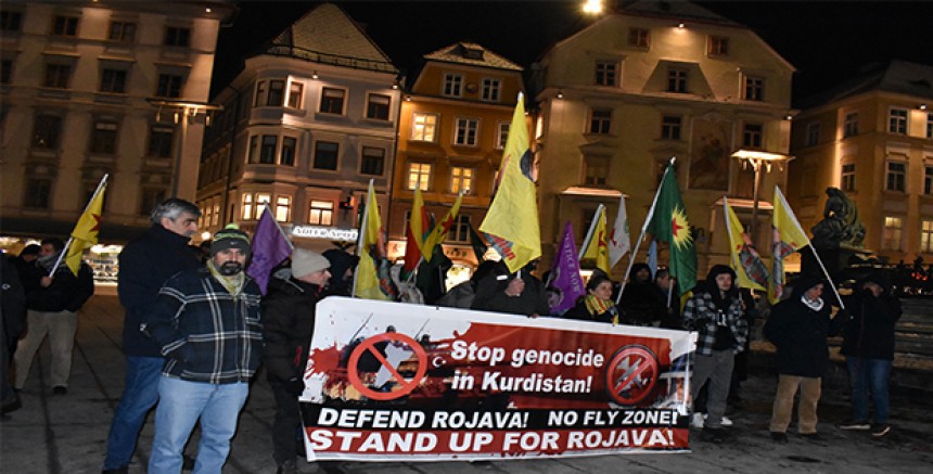 Graz’da Halep İçin Ses Yükseldi: Eşrefiye ve Şeyh Maksud’a Yönelik Saldırılar Protesto Edildi
