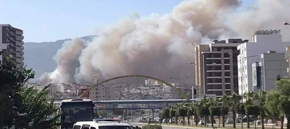 Hatay’da yangın devam ediyor