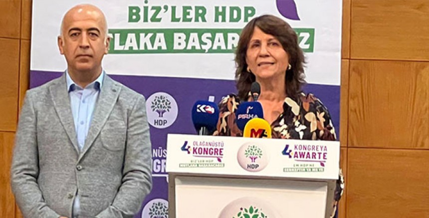 HDP 4’üncü Olağanüstü Kongresini Ankara Dünya Ticaret Merkezi’nde gerçekleştirildi