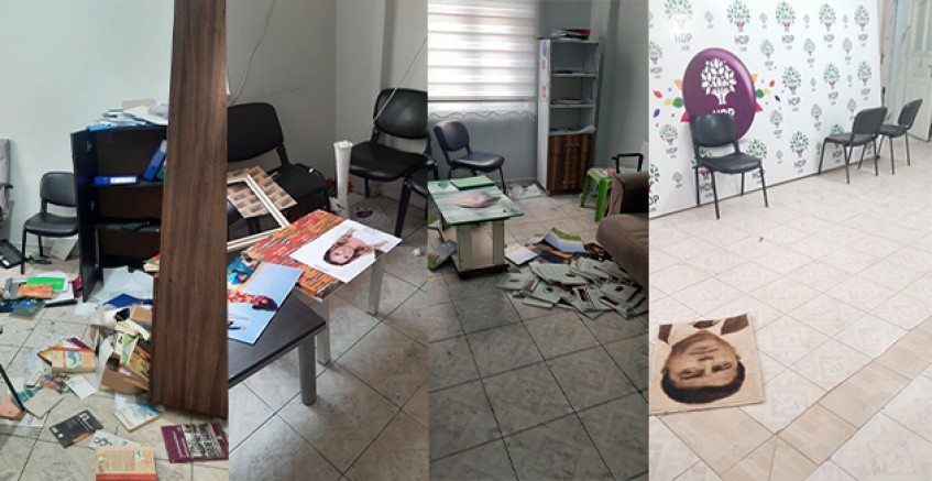 HDP Cizre ilçe binasına özel harekat polisi sabahın erken saatlerinde baskın düzenledi 