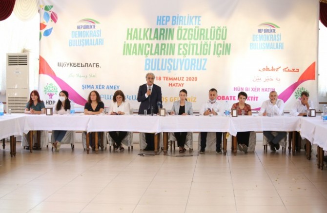 HDP Halklar ve inançlar buluşması Hatay’da yapıldı