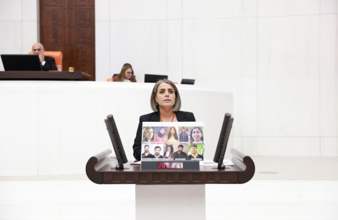 HDP’li Başaran Tutuklu gazetecileri Meclis gündeminde taşıdı 