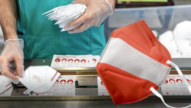 Hijyen Avusturya’nın FFP2 maskeleri testi geçemedi