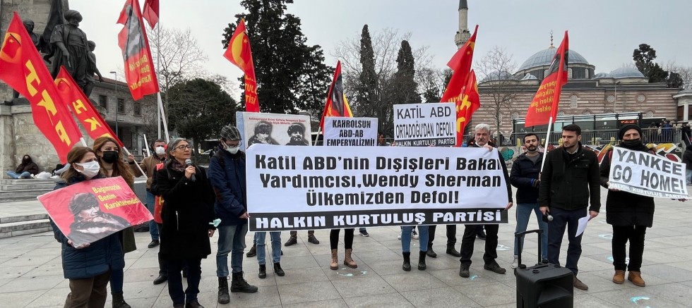 HKP, ABD Dışişleri bakan yardımcısını Ankara ve İstanbul’da protesto etti! 