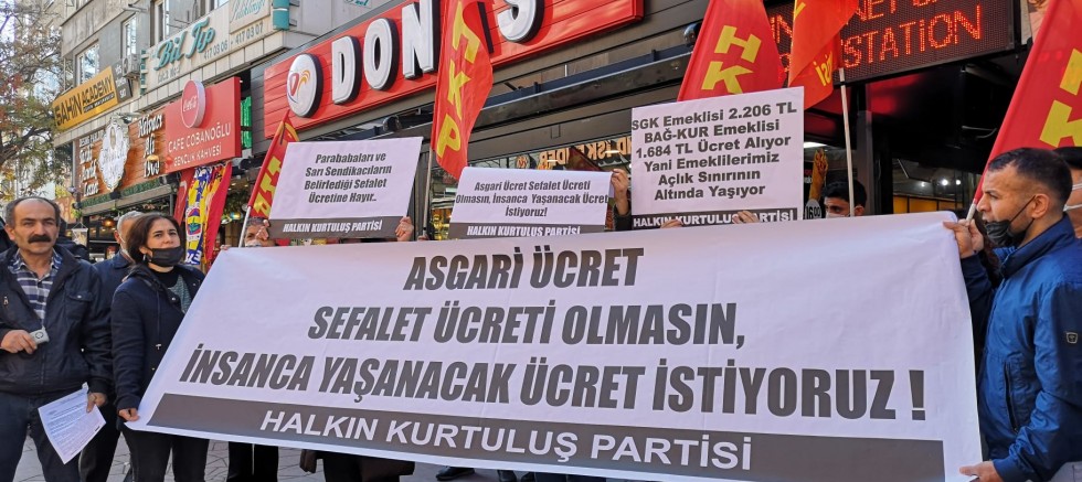 HKP: “ASGARİ ÜCRETTE YAKLAŞIK 130 DOLAR KAYIP VAR”