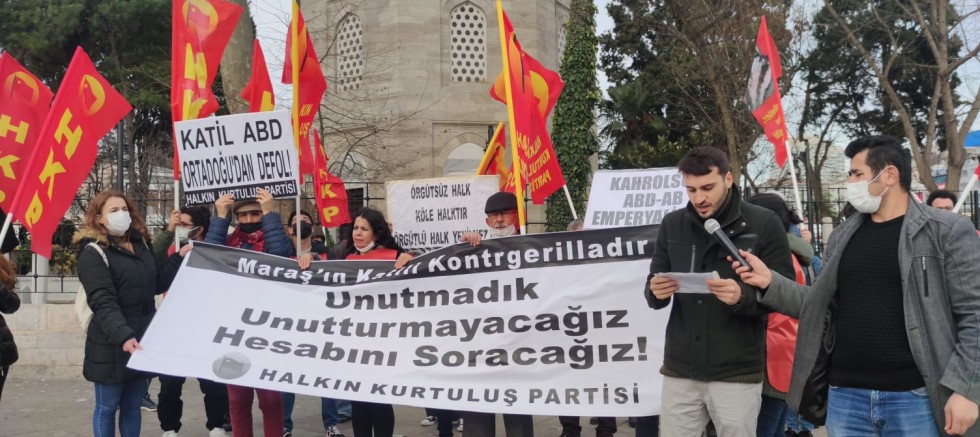 HKP Beşiktaş’ta Maraş katliamı’nda hayatını kaybedenleri andı 