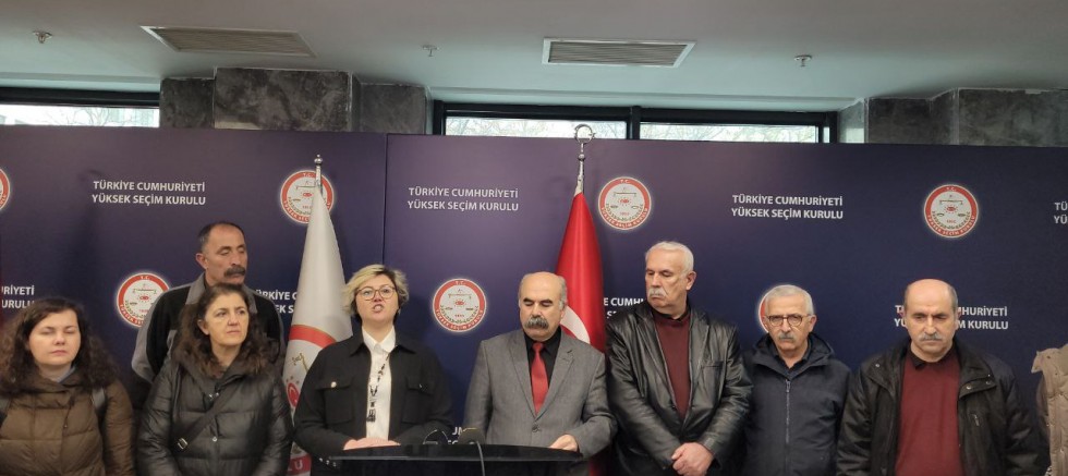 HKP Milletvekili Genel Seçimi için hazırlanan aday listesini YSK’ya sundu 