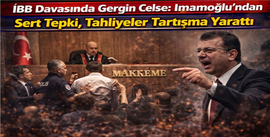 İBB Davasında Gergin Celse: İmamoğlu’ndan Sert Tepki, Tahliyeler Tartışma Yarattı