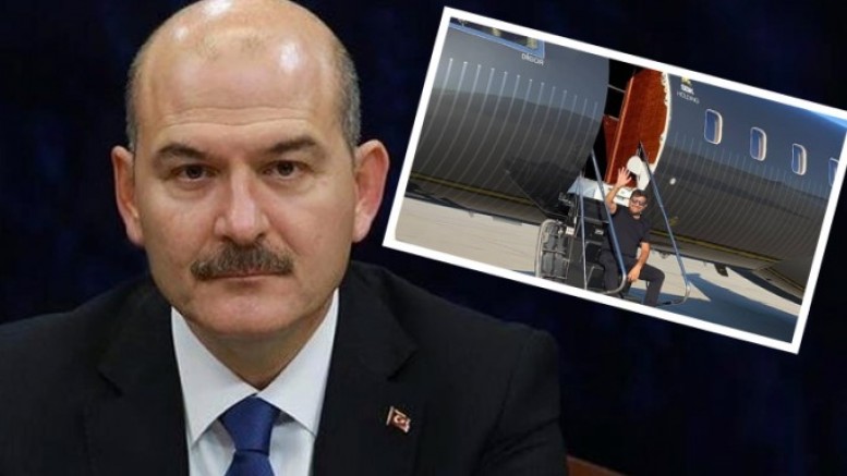 İçişleri Bakanı Süleyman Soylu seçim çalışmalarında Sezgin Baran Korkmaz'ın uçağını kullanmış