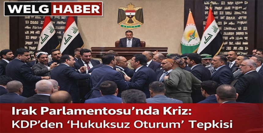 “Irak Parlamentosu’nda Kriz: KDP’den ‘Hukuksuz Oturum’ Tepkisi”