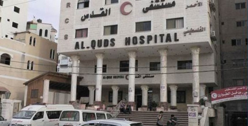 İsrail Gazze’de Kudüs Hastanesi’nin çevresini gece boyunca bombaladı