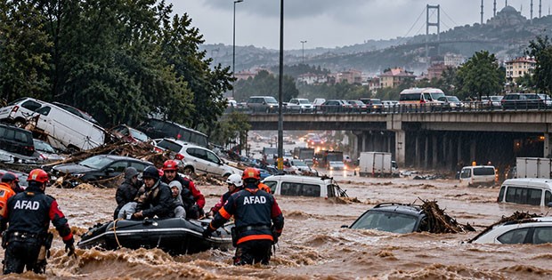 İstanbul'da Sel Felaketinde Can Kaybı 6'ya Yükseldi! Kayıp Vatandaşlar Hala Aranıyor