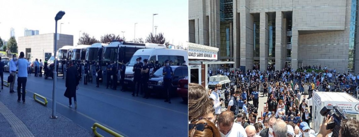 İstanbul polis ablukası altında