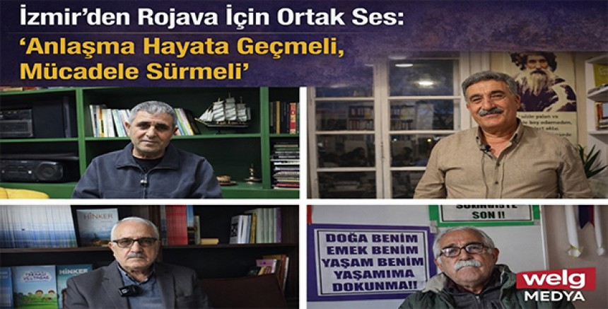 İzmir’den Rojava İçin Ortak Ses: “Anlaşma Hayata Geçmeli, Mücadele Sürmeli”