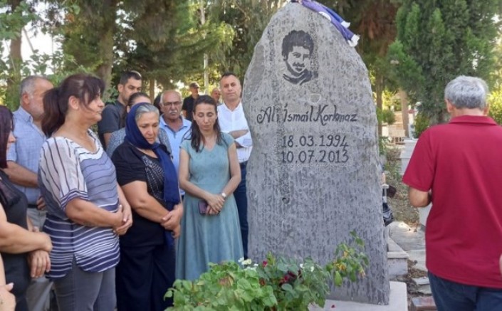 Katledilişinin 9. Yılında Ali İsmail Korkmaz mezarı başında anıldı