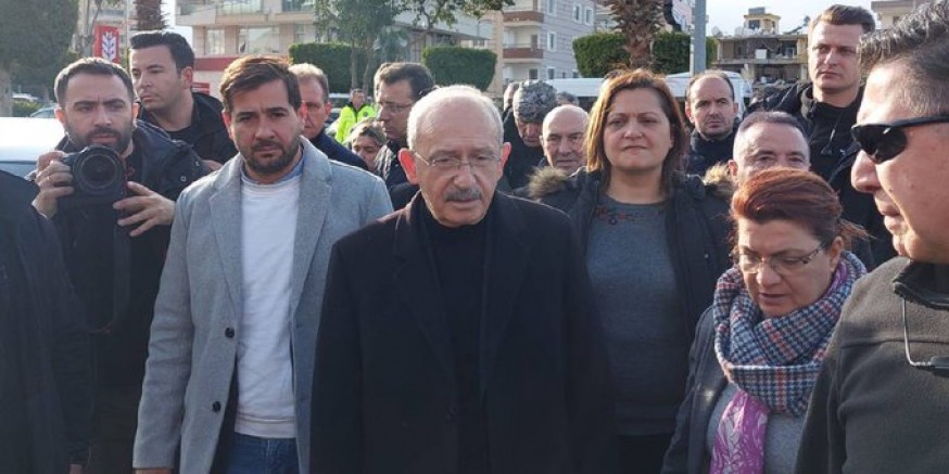  Kemal Kılıçdaroğlu deprem bölgesinde