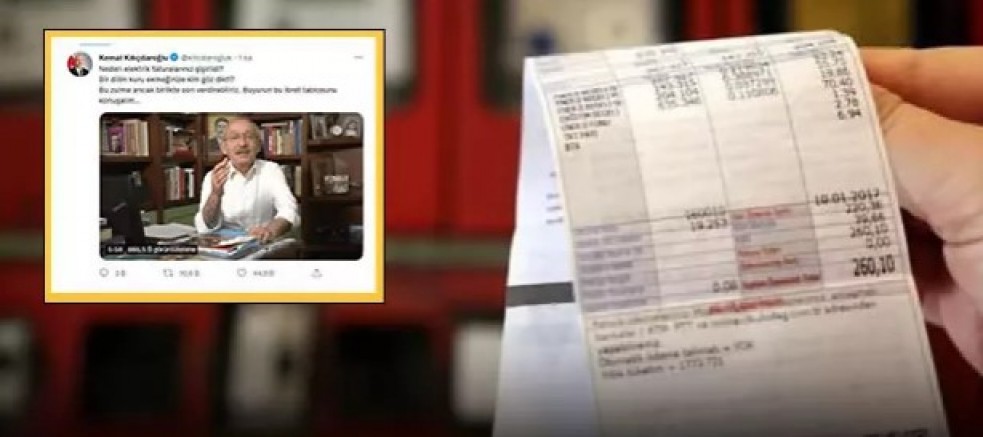 Kemal Kılıçdaroğlu, zam geri çekilene kadar elektrik faturasını ödemeyeceğim 