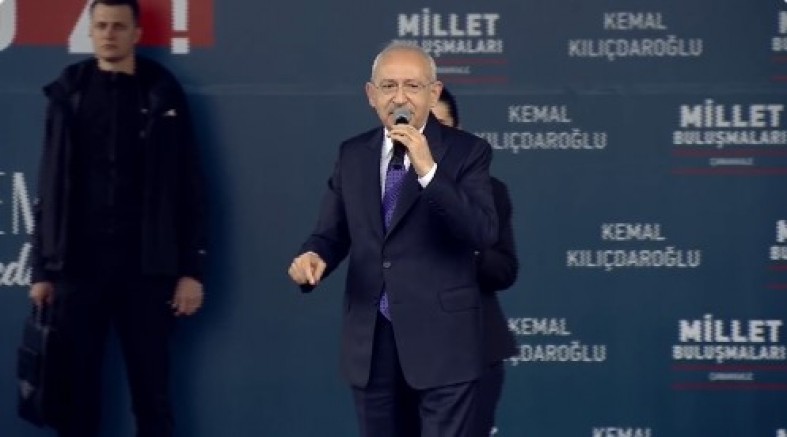 Kılıçdaroğlu, Mansur Yavaş ve Ekrem İmamoğlu’yla Çanakkale'de halka hitap etti 