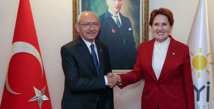 Kılıçdaroğlu'ndan süperiz Akşener ziyaretti 