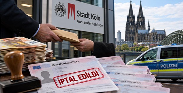 Köln’de Rüşvetle Oturum İzni Skandalı: 40’tan Fazla Kişinin İzni İptal Edildi