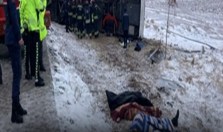 Konya'da otobüs Devrildi 5 kişi yaşamını yitirdi