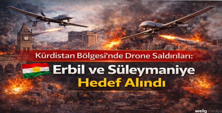 Kürdistan Bölgesi’nde Drone Saldırıları: Erbil ve Süleymaniye Hedef Alındı