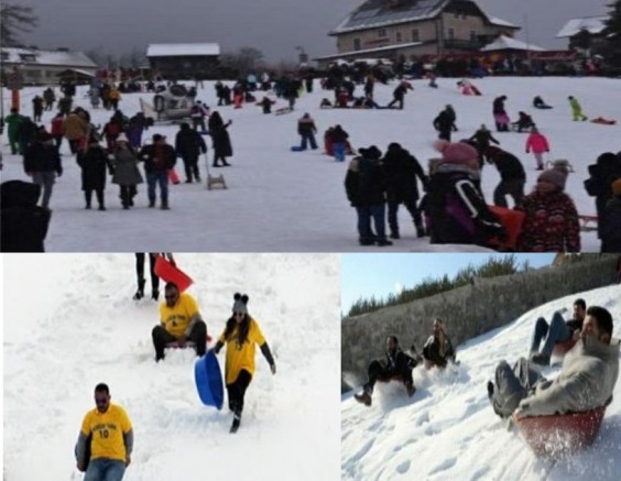 Leğenli kayakçılar Avusturya’nın kayak kültürüne zarar veriyor  